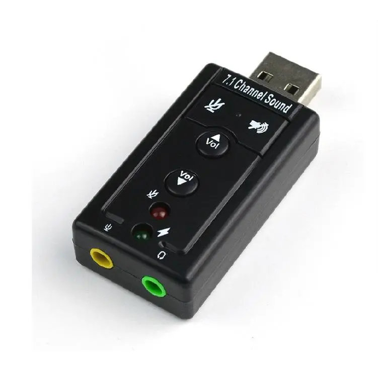 High Quality Mini USB 2.0 Mic 7.1 Sound Adapter