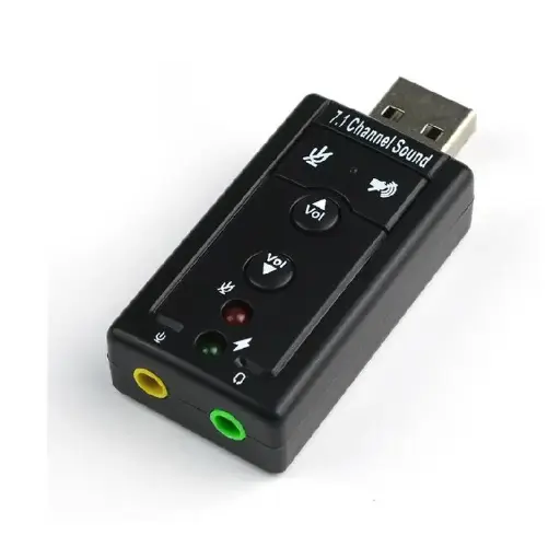 High Quality Mini USB 2.0 Mic 7.1 Sound Adapter